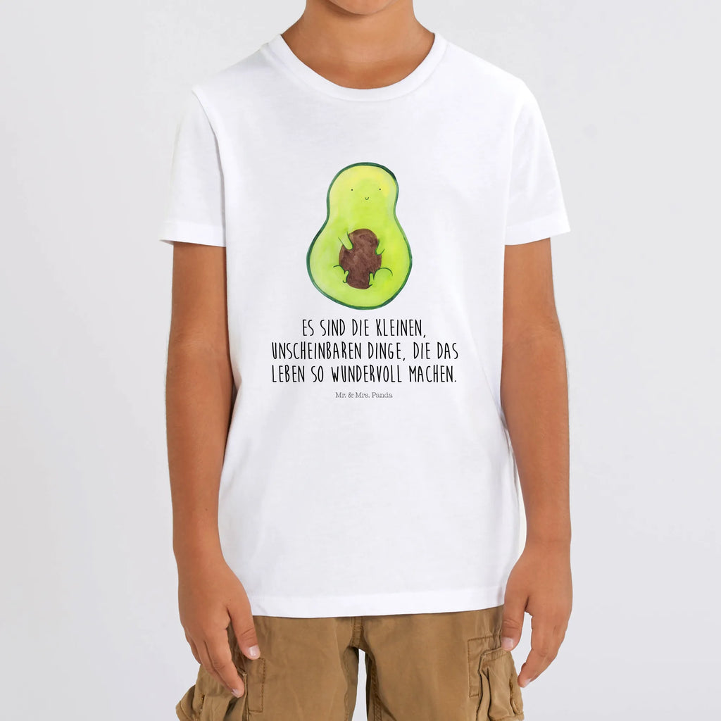 Organic Kinder T-Shirt Avocado Kern Kinder T-Shirt Mädchen, Kinder T-Shirt Jungen, Kinder T-Shirt, Gesund, Avocado, Veggie, Vegan, Avocadokern, Spruch Leben, Avokado, Kern, Pflanze