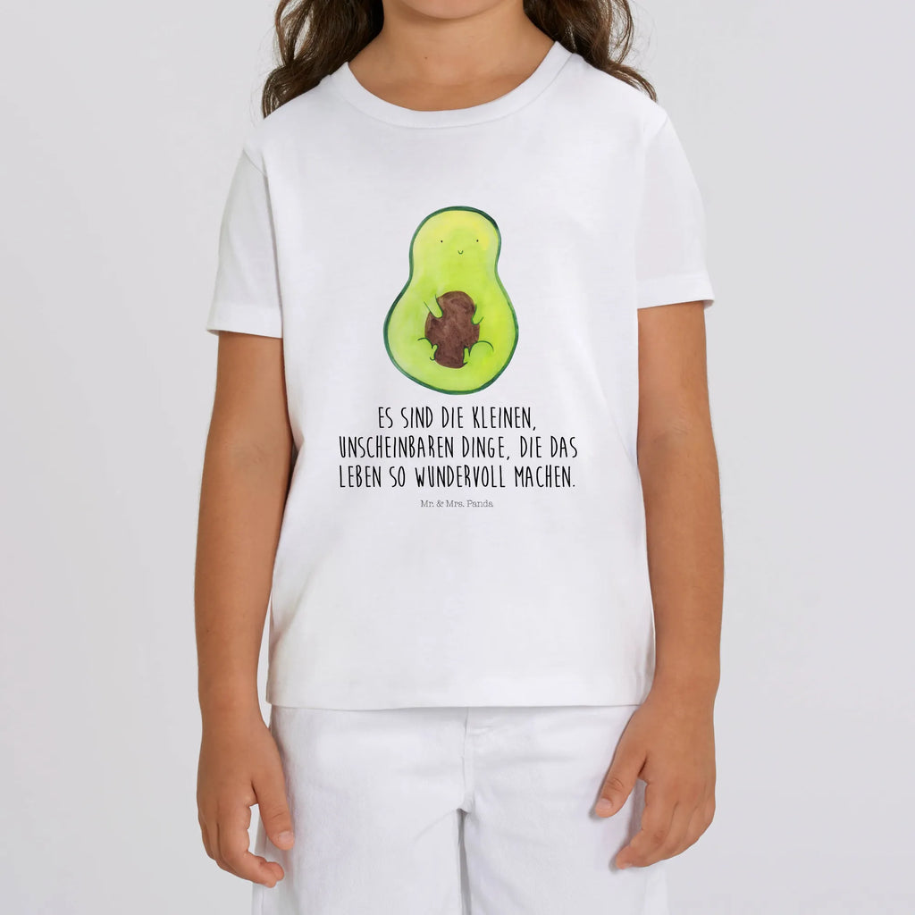 Organic Kinder T-Shirt Avocado Kern Kinder T-Shirt Mädchen, Kinder T-Shirt Jungen, Kinder T-Shirt, Gesund, Avocado, Veggie, Vegan, Avocadokern, Spruch Leben, Avokado, Kern, Pflanze