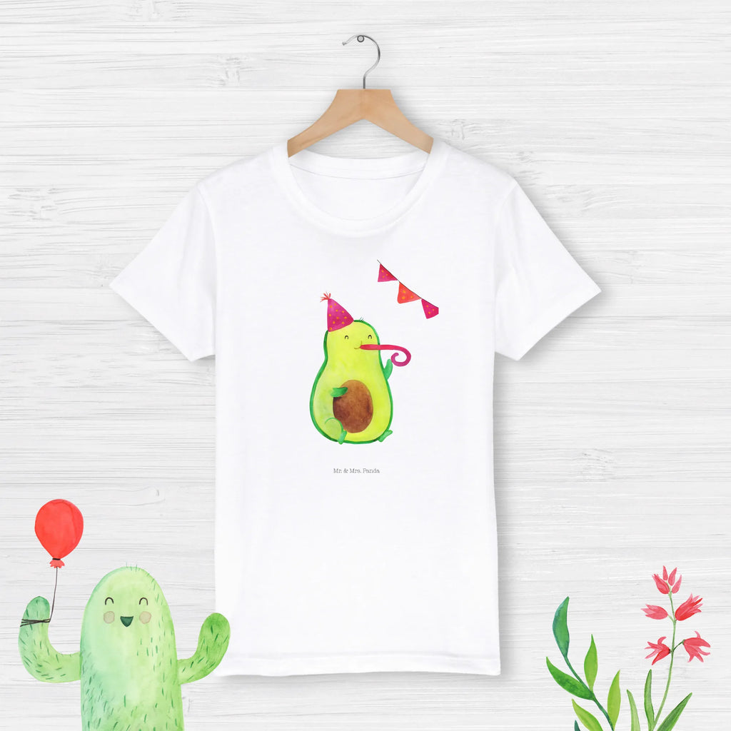 Organiczna koszulka dziecięca Awokado Czas na imprezę Kinder T-Shirt Jungen, Kinder T-Shirt Mädchen, Kinder T-Shirt, Gesund, Avocado, Veggie, Vegan