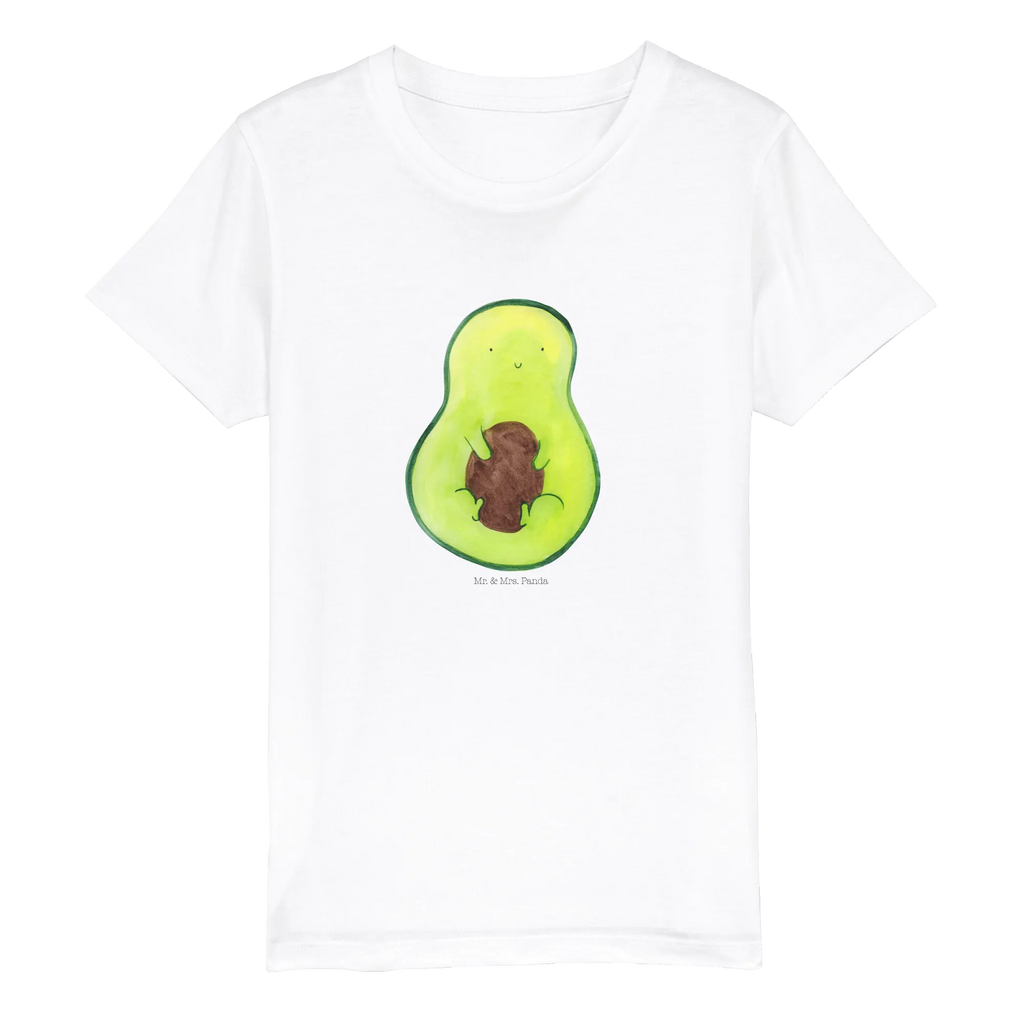 Organic Kinder T-Shirt Avocado Kern Kinder T-Shirt Mädchen, Kinder T-Shirt Jungen, Kinder T-Shirt, Gesund, Avocado, Veggie, Vegan, Avocadokern, Spruch Leben, Avokado, Kern, Pflanze