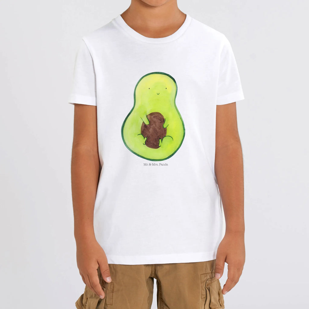 Organic Kinder T-Shirt Avocado Kern Kinder T-Shirt Mädchen, Kinder T-Shirt Jungen, Kinder T-Shirt, Gesund, Avocado, Veggie, Vegan, Avocadokern, Spruch Leben, Avokado, Kern, Pflanze