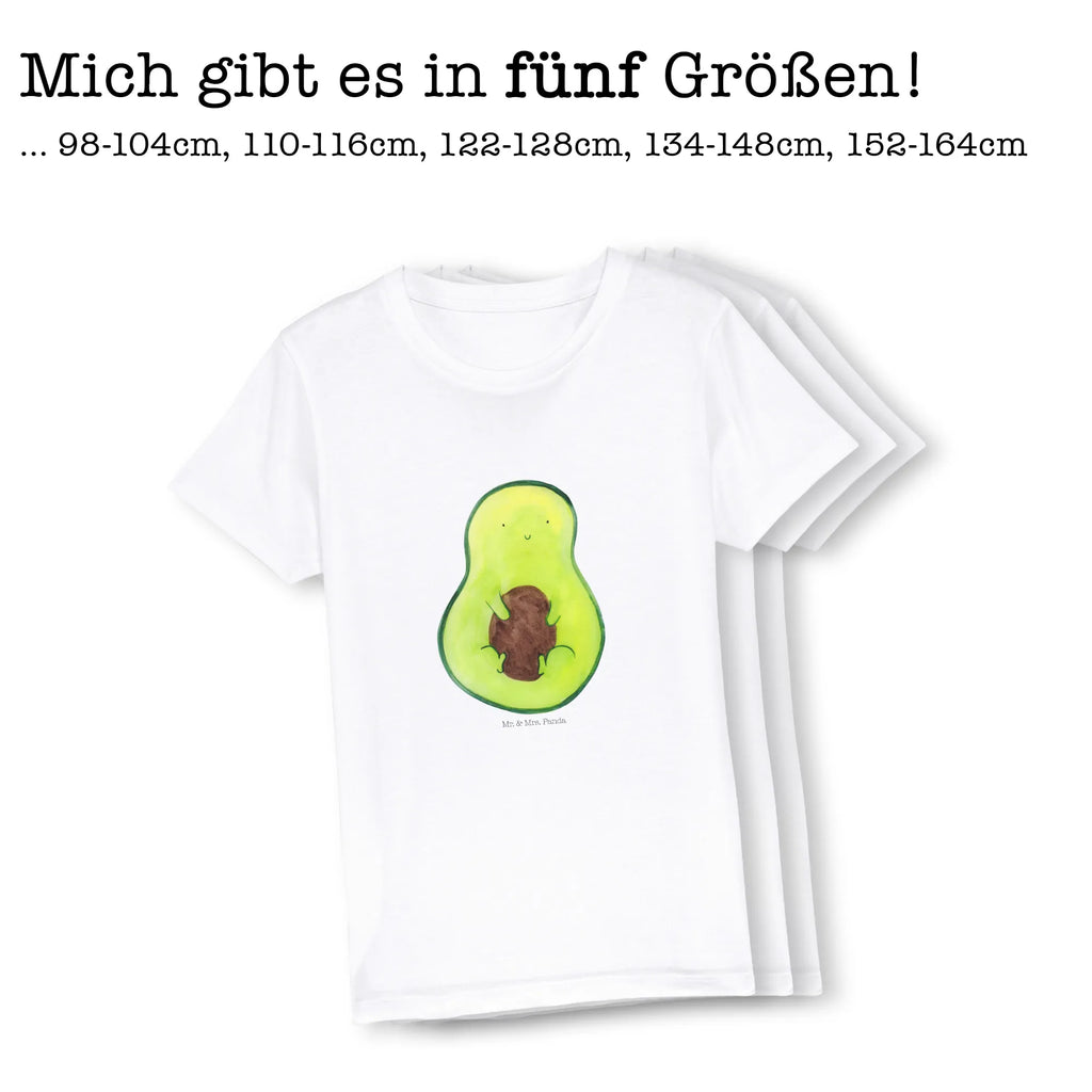 Organic Kinder T-Shirt Avocado Kern Kinder T-Shirt Mädchen, Kinder T-Shirt Jungen, Kinder T-Shirt, Gesund, Avocado, Veggie, Vegan, Avocadokern, Spruch Leben, Avokado, Kern, Pflanze