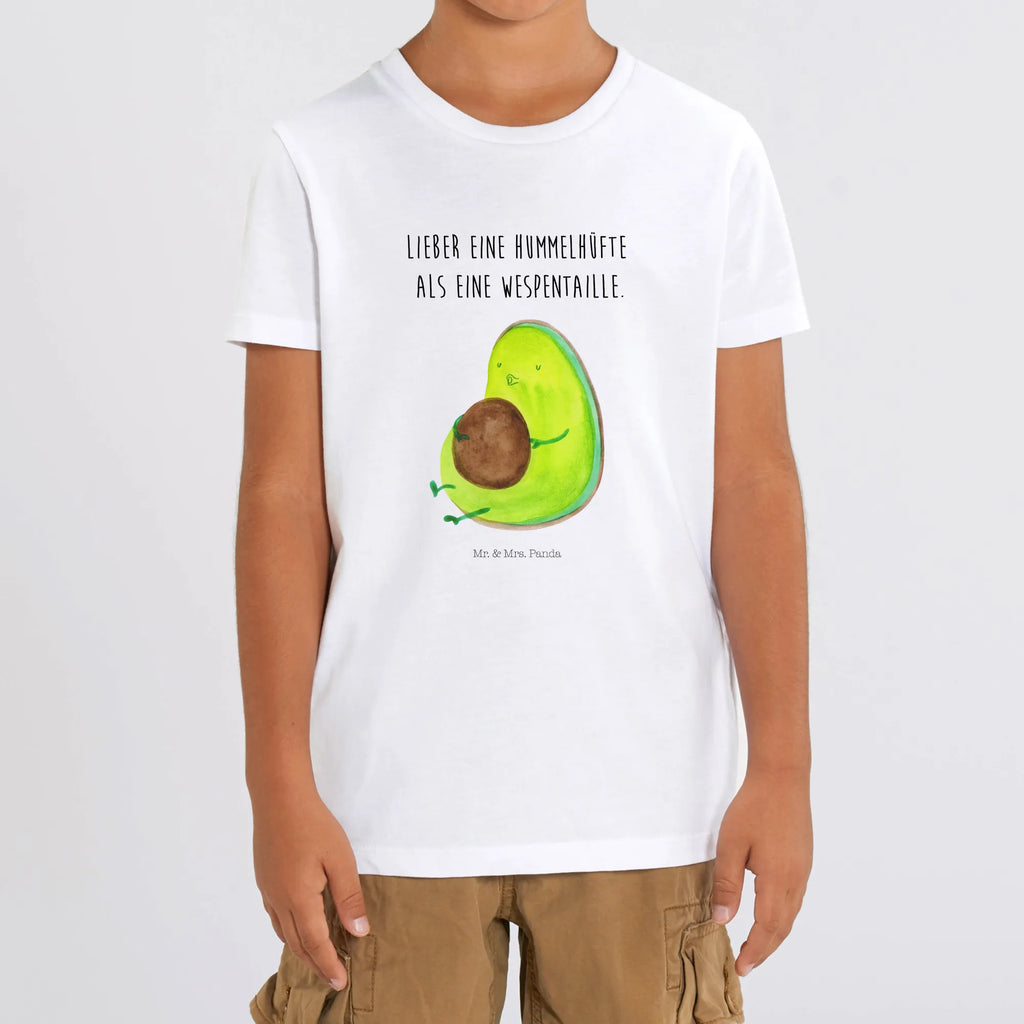 Organic Kinder T-Shirt Avocado Pfeifen Kinder T-Shirt Jungen, Kinder T-Shirt Mädchen, Kinder T-Shirt, Gesund, Avocado, Veggie, Vegan, Ernährung, Abnehmen, Diät, dick sein