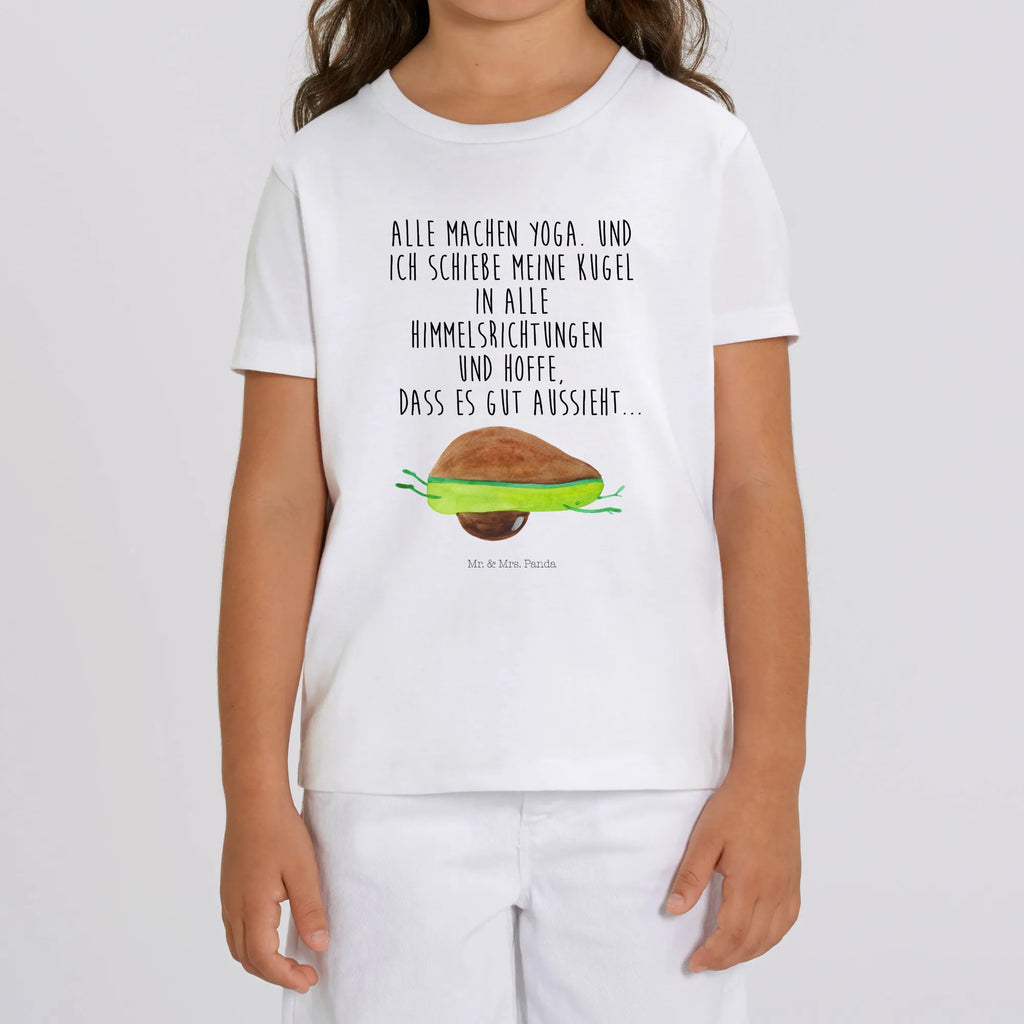 Organiczna koszulka dziecięca Awokado joga Kinder T-Shirt Jungen, Kinder T-Shirt, Kinder T-Shirt Mädchen, Gesund, Avocado, Veggie, Vegan, Avocado Yoga Vegan