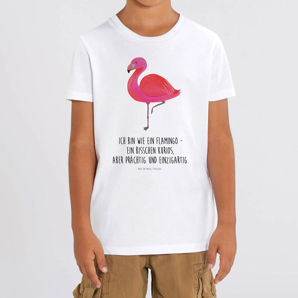Organiczna koszulka dziecięca Flamingo Klasyczny Kinder T-Shirt Mädchen, Kinder T-Shirt Jungen, Kinder T-Shirt, Flamingo, Einzigartig, Freundin, Selbstliebe, Außenseiter, für mich, Freundinnen, Geschwister, Sohn, Spruch, Tochter, ich, Stolz
