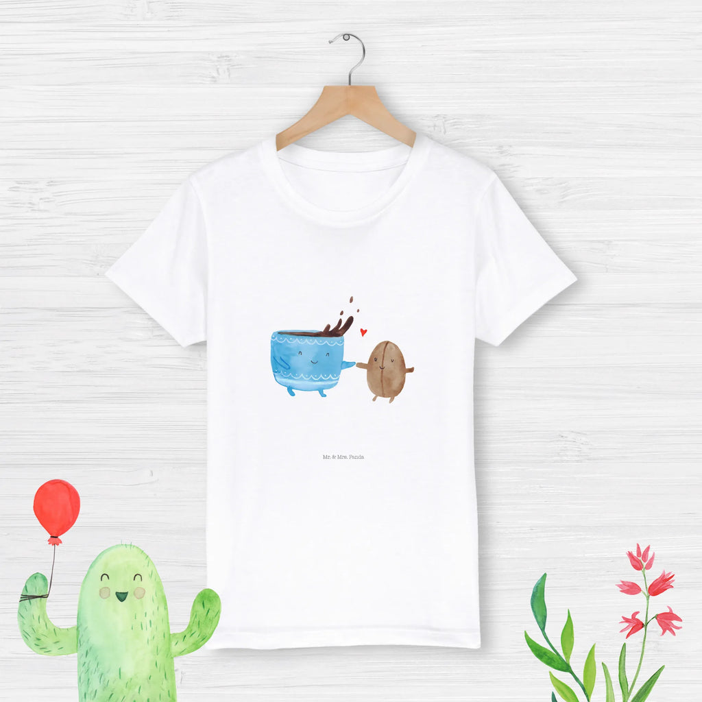 Organiczna koszulka dziecięca kawa ziarno Kinder T-Shirt Mädchen, Kinder T-Shirt Jungen, Kinder T-Shirt, Gute Laune, Tiere, Tiermotive, Lustige Sprüche, Genuss, Zufriedenheit, Kaffee, Kaffeebohne, Glück