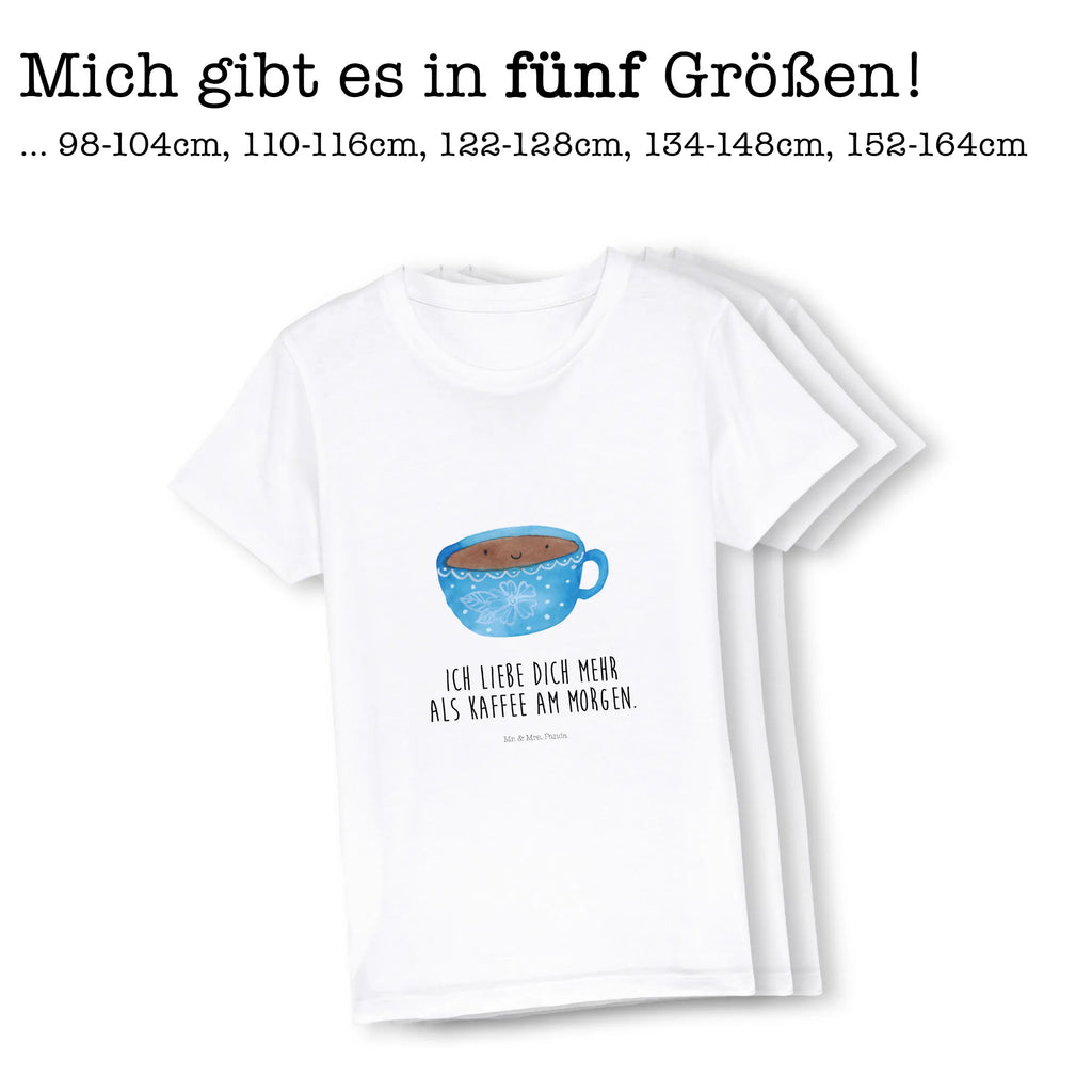 Organiczna koszulka dziecięca Kawa kubek Kinder T-Shirt Jungen, Kinder T-Shirt Mädchen, Kinder T-Shirt, Gute Laune, Tiere, Tiermotive, Lustige Sprüche, Kaffee, Glücklich, Tasse, Genuss, Geschmack, Liebe