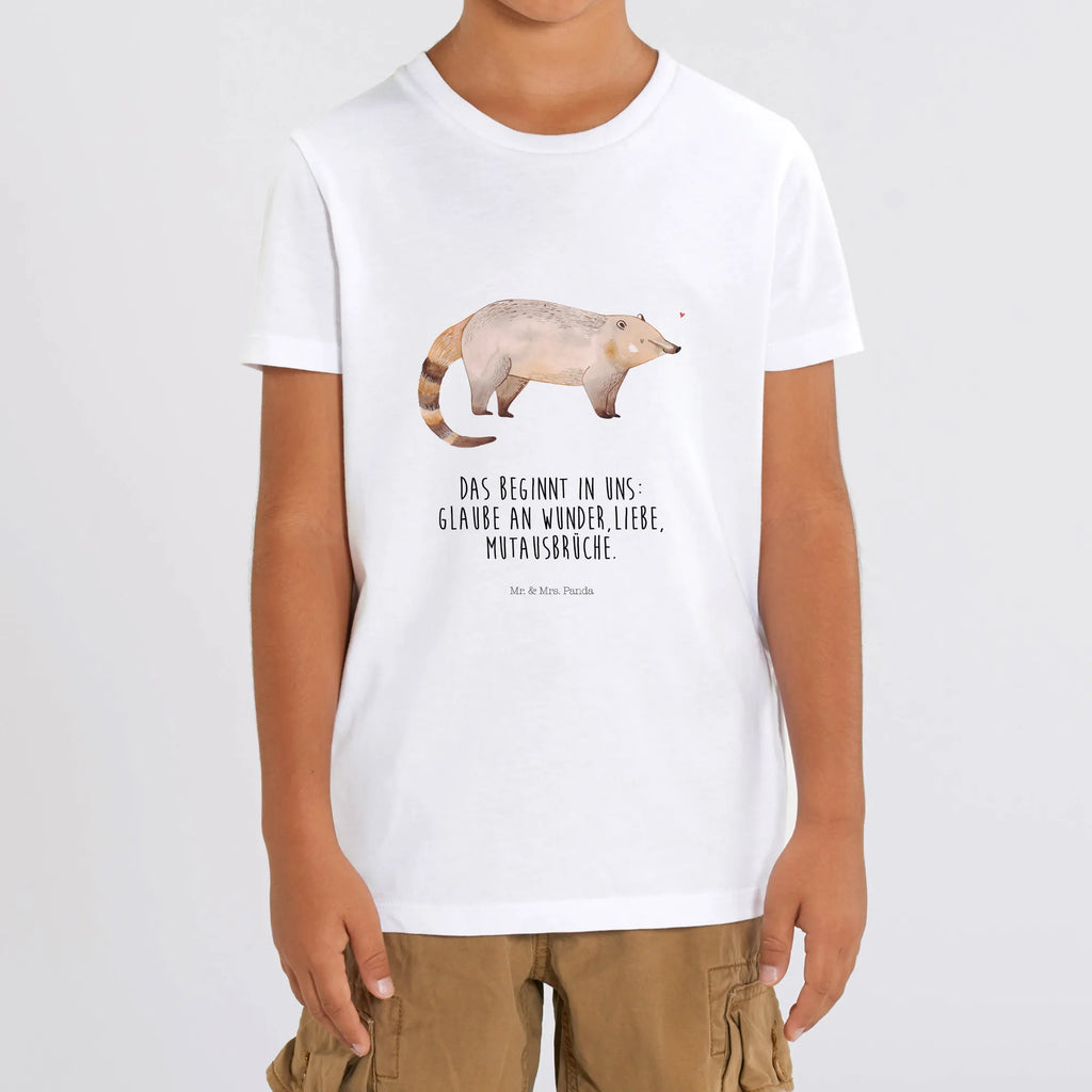 Organic Kinder T-Shirt Nasenbaer Kinder T-Shirt, Kinder T-Shirt Jungen, Kinder T-Shirt Mädchen, Gute Laune, Tiermotive, Tiere, Lustige Sprüche, Rüsselbär, Bär, Nasenbären, Nasenbär