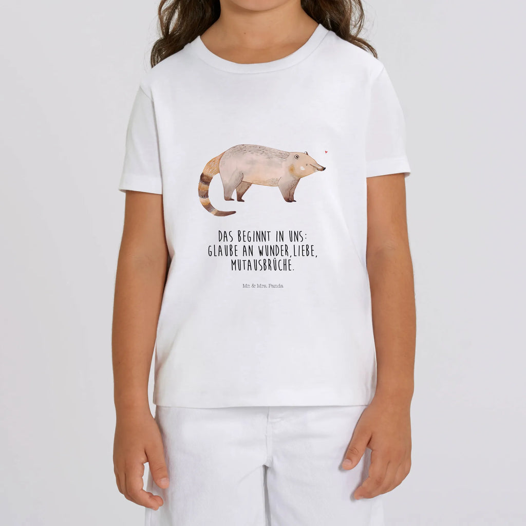 Organic Kinder T-Shirt Nasenbaer Kinder T-Shirt, Kinder T-Shirt Jungen, Kinder T-Shirt Mädchen, Gute Laune, Tiermotive, Tiere, Lustige Sprüche, Rüsselbär, Bär, Nasenbären, Nasenbär