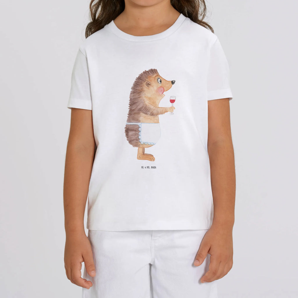 Organic Kids T-Shirt Hedgehog wine Kinder T-Shirt, Kinder T-Shirt Jungen, Kinder T-Shirt Mädchen, Gute Laune, Tiere, Tiermotive, Lustige Sprüche, Igel, Weißwein, Geschenk Weinliebhaber, Weinglas, Wein Deko, Wein trinken, Geschenk Weintrinker, Rotwein, Wein Spruch