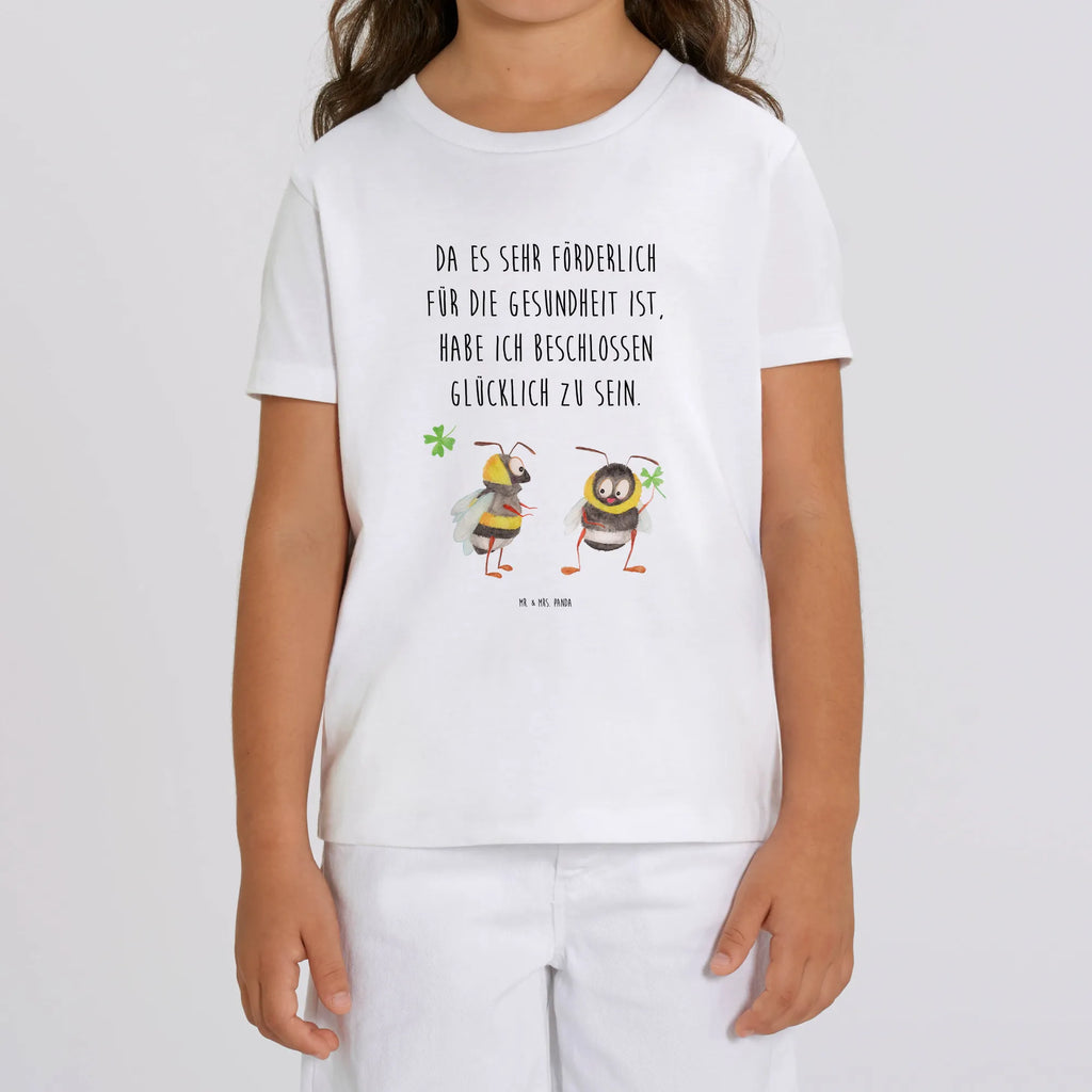 Organiczna koszulka dziecięca Trzmiele koniczyna Kinder T-Shirt, Kinder T-Shirt Jungen, Kinder T-Shirt Mädchen, Gute Laune, Tiere, Tiermotive, Lustige Sprüche, Biene, Biene Deko, glücklich sein, Hummel, Spruch Fröhlich, Spruch schön, Spruch Positiv, glücklich Werden