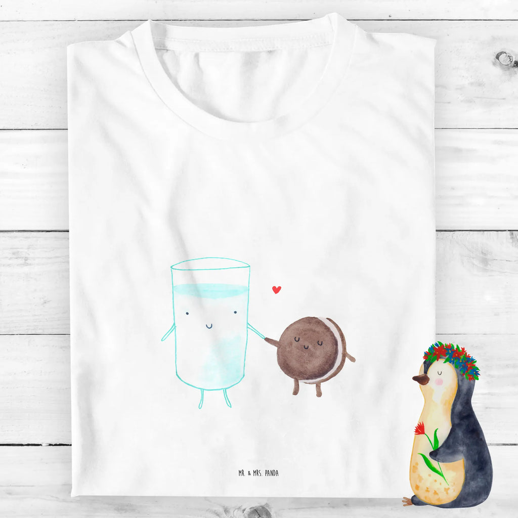 Organiczna koszulka dziecięca mleko ciastko Kinder T-Shirt, Kinder T-Shirt Jungen, Kinder T-Shirt Mädchen, Gute Laune, Tiere, Tiermotive, lustige Sprüche, Kaffee, Milch, Einladung Frühstück, Keks, perfektes Paar, romantisch, Milk, Cookie, Motiv süß, Kekse