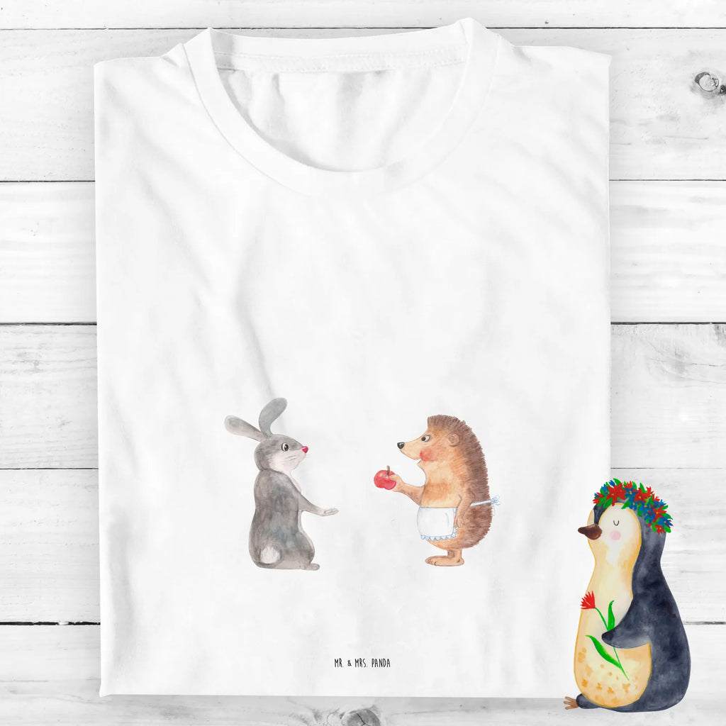 Organiczna koszulka dziecięca królik jeż Kinder T-Shirt Mädchen, Kinder T-Shirt, Kinder T-Shirt Jungen, Gute Laune, Tiere, Tiermotive, lustige Sprüche, Liebeskummer Geschenk, Liebe Spruch, Trösten, Trennungsschmerz, Herzschmerz, Igel, Hase, Spruch romantisch, Igel und Hase