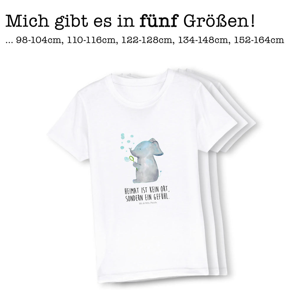 Organiczna koszulka dziecięca słoń bańki mydlane Kinder T-Shirt Mädchen, Kinder T-Shirt Jungen, Kinder T-Shirt, Gute Laune, Tiere, Tiermotive, Lustige Sprüche, Rüsseltier, Dickhäuter, Liebe, Gefühl. Daheim, Elefanten, Liebesspruch, Heimat, Seifenblasen, Elefant, Liebesbeweis
