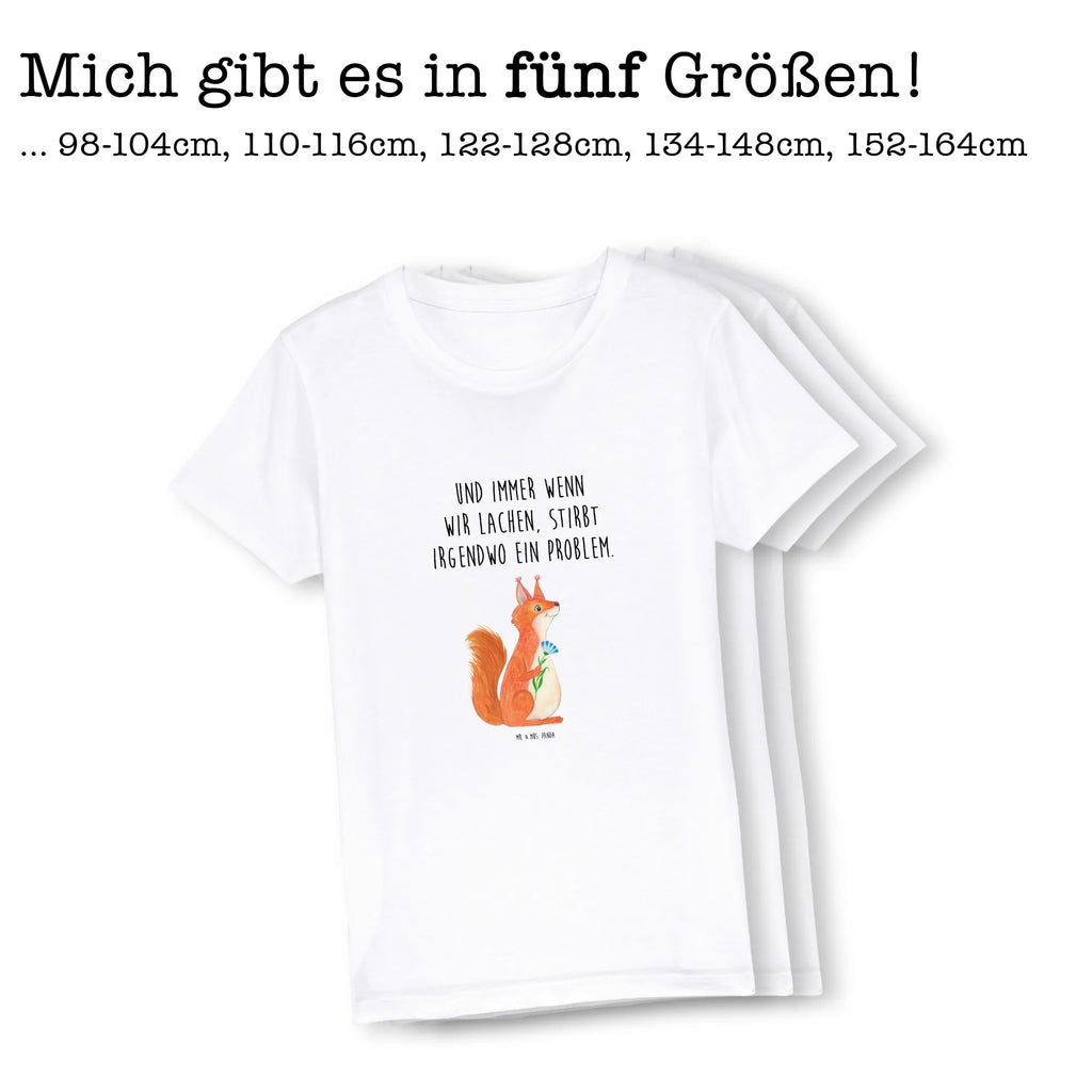 Organiczna koszulka dziecięca wiewiórka kwiat Kinder T-Shirt Jungen, Kinder T-Shirt Mädchen, Kinder T-Shirt, Tiermotive, Gute Laune, lustige Sprüche, Tiere, Motivation Sprüche, Spruch positiv, Lachen, Spaß, Spruch Deko, glücklich Spruch, Eichhörnchen, Motivation Bilder, Eichhorn