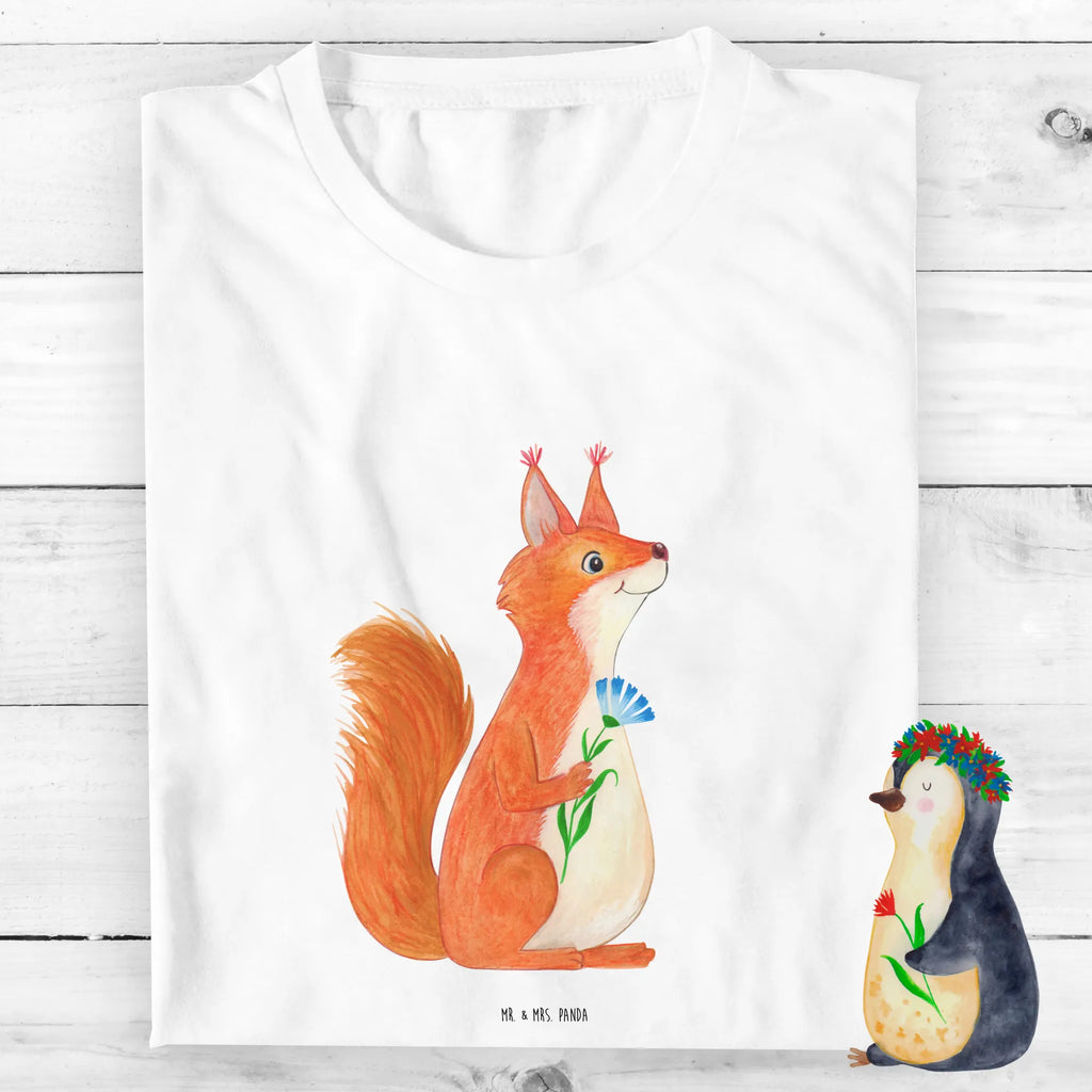 Organiczna koszulka dziecięca wiewiórka kwiat Kinder T-Shirt Jungen, Kinder T-Shirt Mädchen, Kinder T-Shirt, Tiermotive, Gute Laune, lustige Sprüche, Tiere, Motivation Sprüche, Spruch positiv, Lachen, Spaß, Spruch Deko, glücklich Spruch, Eichhörnchen, Motivation Bilder, Eichhorn