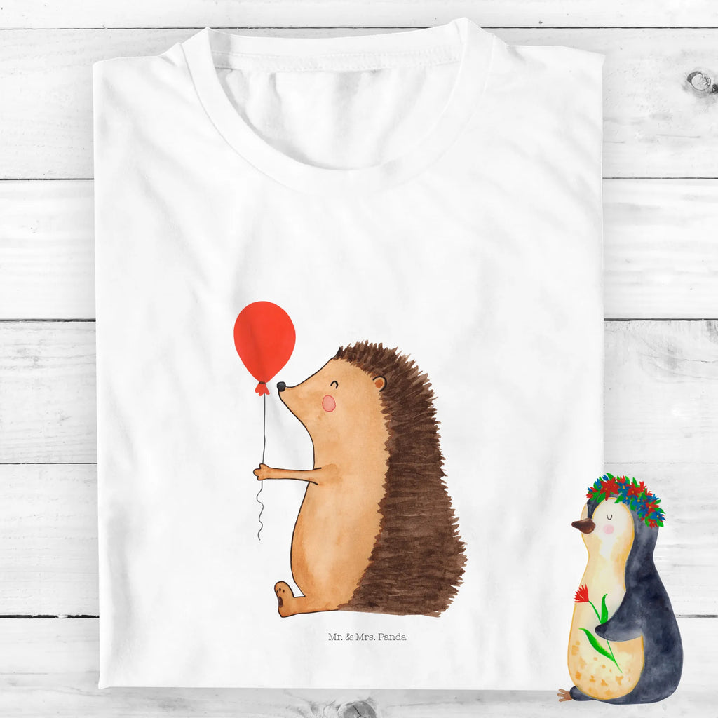 Organiczna koszulka dziecięca jeż balon Kinder T-Shirt Mädchen, Kinder T-Shirt Jungen, Kinder T-Shirt, Gute Laune, Tiere, Tiermotive, Lustige Sprüche, Glückwunsch, Geburtstagskind, Happy Birthday, Herzlichen Glückwunsch, Igel, Ballon, Geburtstag