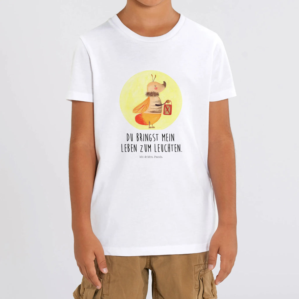 Organiczna koszulka dziecięca Świetlik Kinder T-Shirt Jungen, Kinder T-Shirt, Kinder T-Shirt Mädchen, Gute Laune, Tiere, Tiermotive, lustige Sprüche, Liebesbeweis, magisch, Glühwurm, Glühwürmchen, Jahrestag, Verlobung, Falter, Liebe, Heiratsantrag, Leuchten, Lieblingsmensch, Liebesspruch