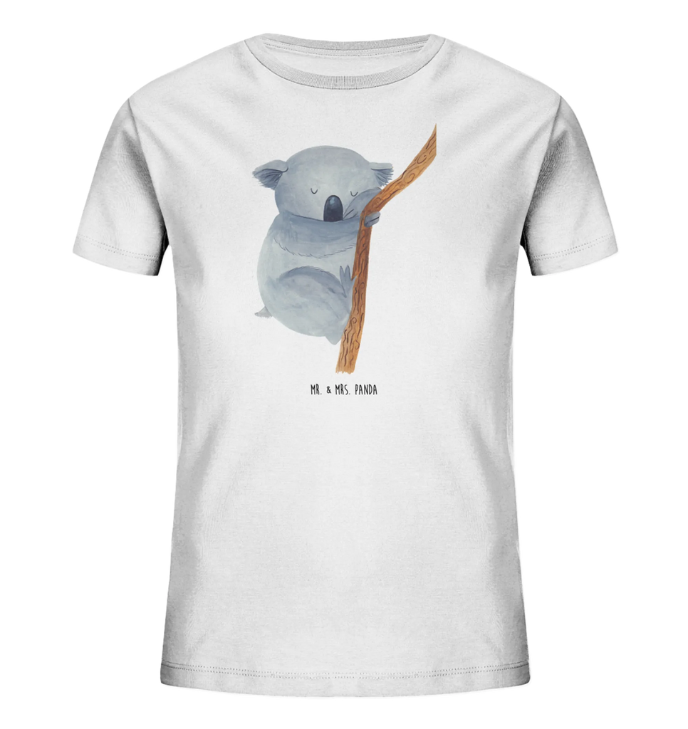 Organiczna koszulka dziecięca Koala Kinder T-Shirt Jungen, Kinder T-Shirt, Kinder T-Shirt Mädchen, Gute Laune, Tiere, Tiermotive, Lustige Sprüche, Traumland, Koala, Schlafzimmer, Traum, Träumen, Bär, schlafen, Koalabär