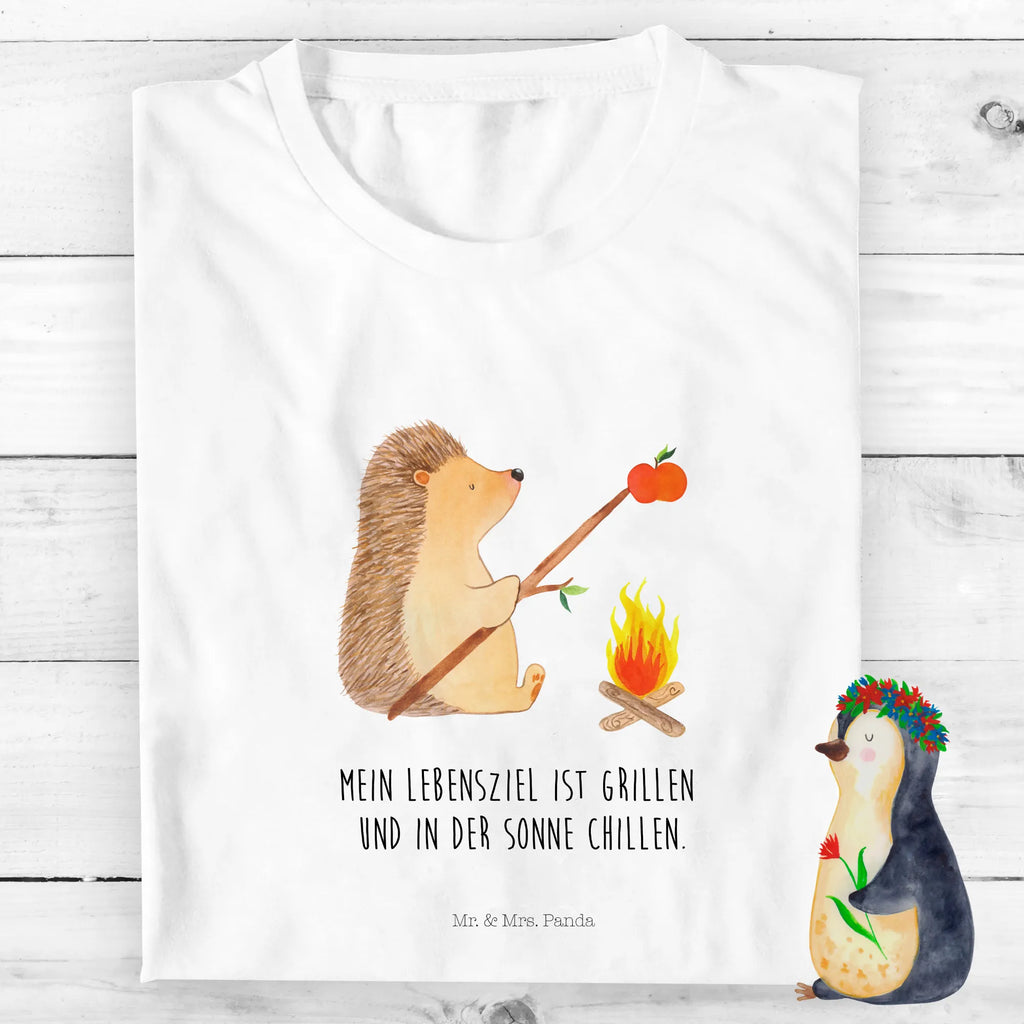 Organiczna koszulka dziecięca jeż Grillowanie Kinder T-Shirt, Kinder T-Shirt Mädchen, Kinder T-Shirt Jungen, Gute Laune, Tiere, Tiermotive, Lustige Sprüche, Ziele, Sinn Des Lebens, Grillen, Igel, Spruch, Motivation, Arbeitslos