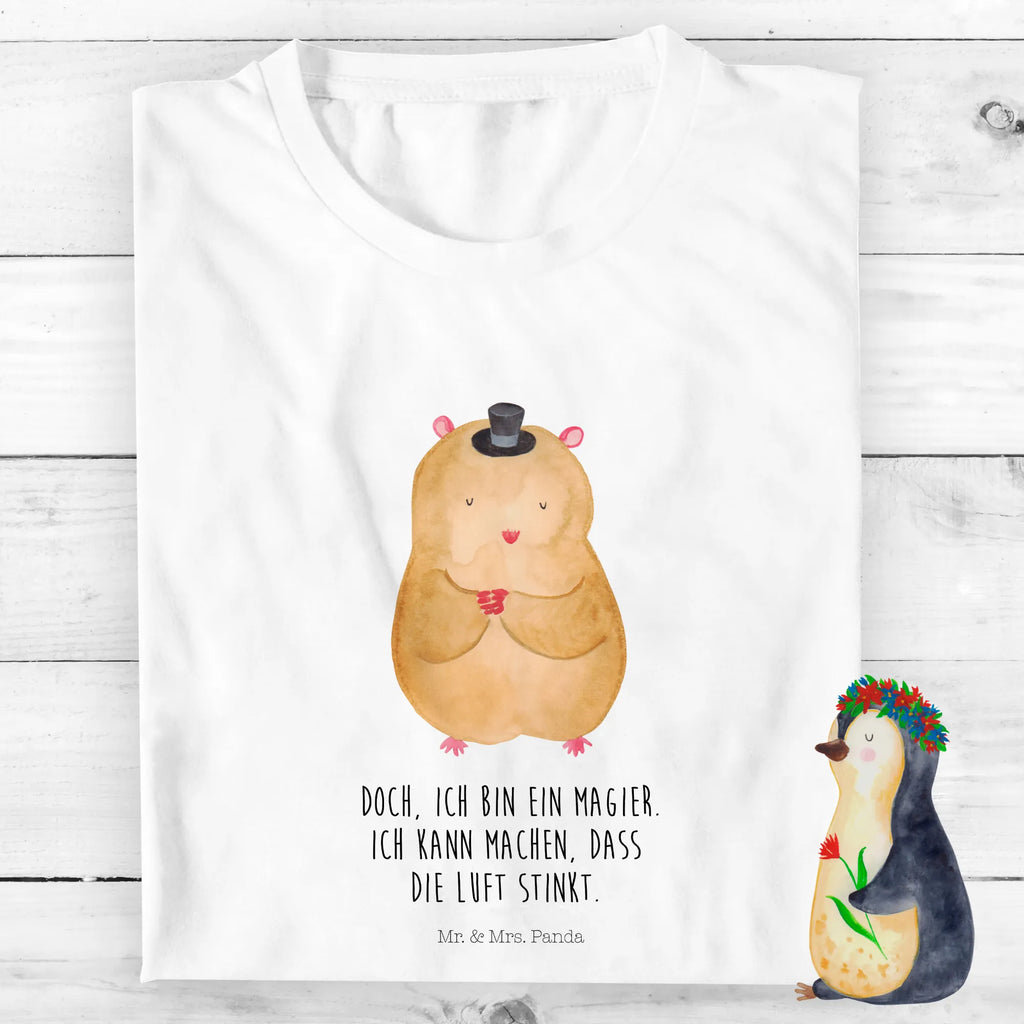 Organic Kids T-Shirt hamster cap Kinder T-Shirt Mädchen, Kinder T-Shirt, Kinder T-Shirt Jungen, Gute Laune, Tiere, Tiermotive, Lustige Sprüche, Zylinder, Magier, Hut, Zwerghamster, Hamster, Zauberer