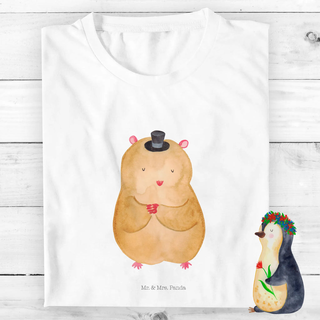 Organic Kids T-Shirt hamster cap Kinder T-Shirt Mädchen, Kinder T-Shirt, Kinder T-Shirt Jungen, Gute Laune, Tiere, Tiermotive, Lustige Sprüche, Zylinder, Magier, Hut, Zwerghamster, Hamster, Zauberer