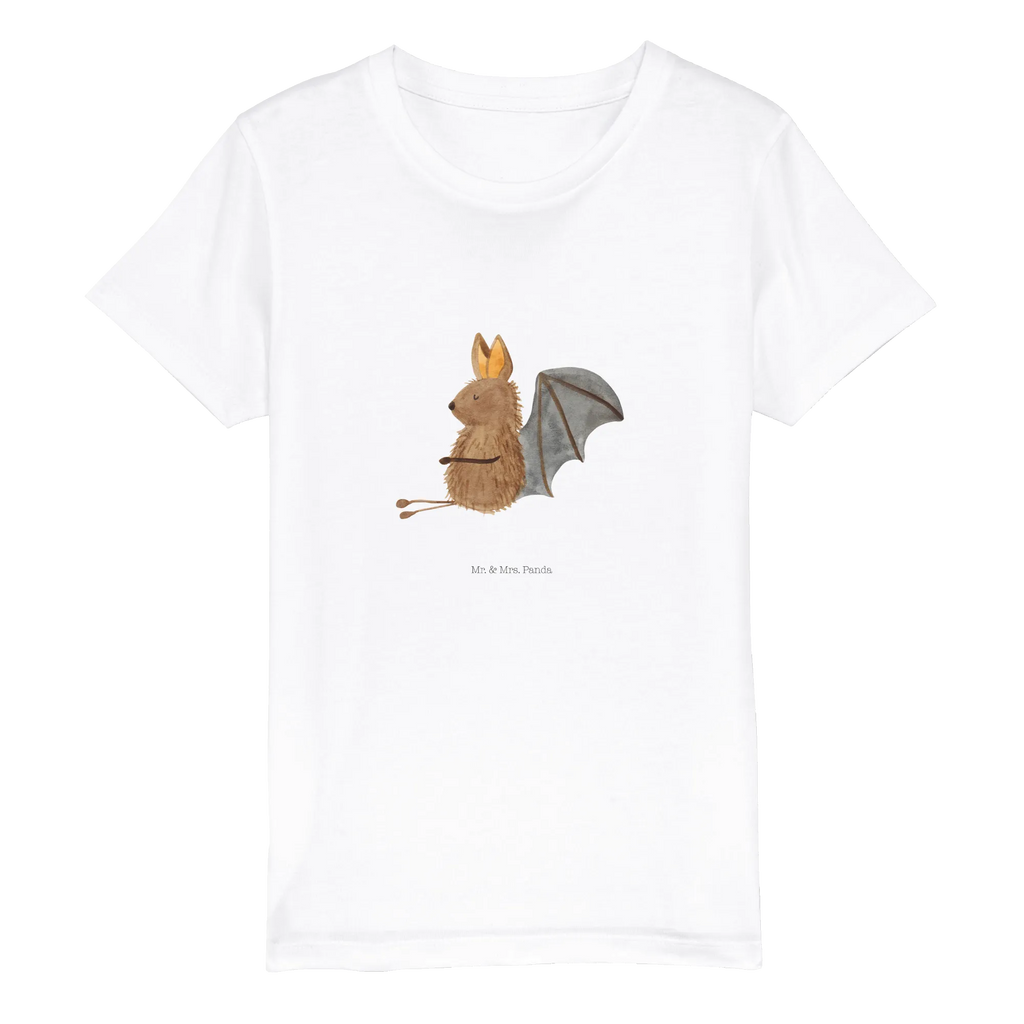 Organiczna koszulka dziecięca Nietoperz siedzenie Kinder T-Shirt Mädchen, Kinder T-Shirt Jungen, Kinder T-Shirt, Tiere, Tiermotive, Gute Laune, Lustige Sprüche, Fledermäuse, Entspannen, Fledermaus, Motivation