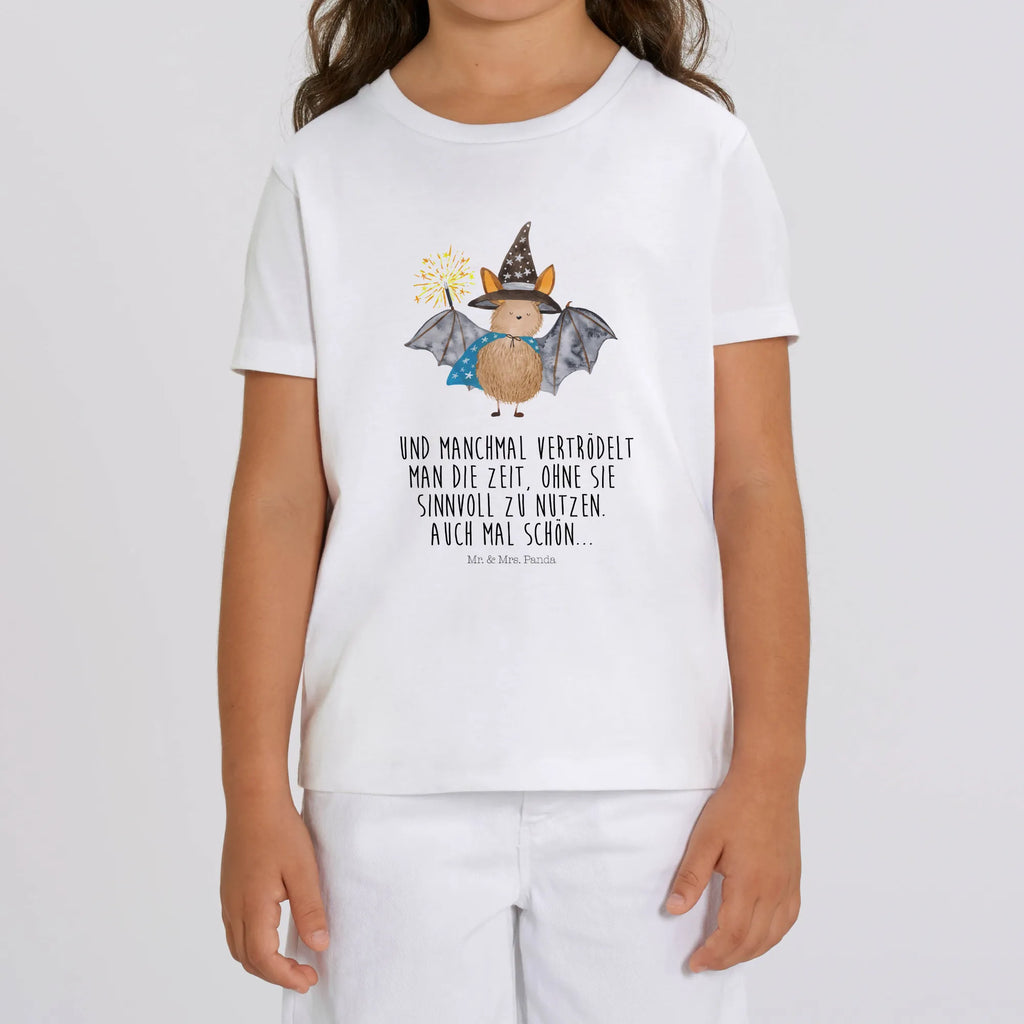 Organic Kinder T-Shirt Fledermaus Zauberer Kinder T-Shirt, Kinder T-Shirt Mädchen, Kinder T-Shirt Jungen, Gute Laune, Tiere, Tiermotive, Lustige Sprüche, Fledermaus, Magier, Zauberer, Frauen, Reinsteigern, Fledermäuse