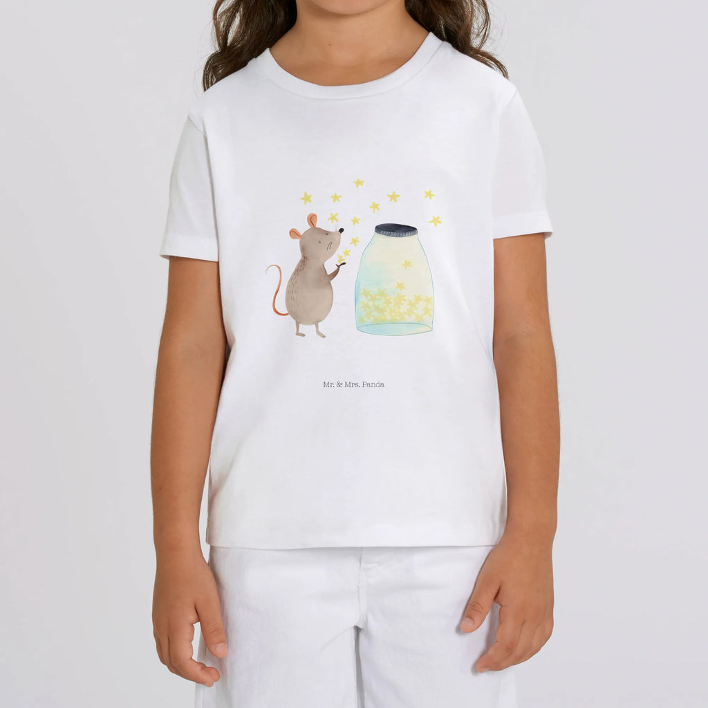 Organiczna koszulka dziecięca mysz Gwiazdy Kinder T-Shirt Mädchen, Kinder T-Shirt Jungen, Kinder T-Shirt, Tiermotive, Gute Laune, lustige Sprüche, Tiere, Kindergeburtstag, Kind, Taufgeschenk, Wunsch, Geburt, Geburtstag, erstes Kind, Schwangerschaft, Hoffnung, Maus, Taufe, Träume, Sterne