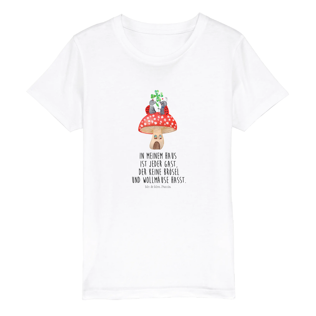 Organiczna koszulka dziecięca biedronka Muchomor Kinder T-Shirt Jungen, Kinder T-Shirt Mädchen, Kinder T-Shirt, Gute Laune, Tiere, Tiermotive, Lustige Sprüche, Fleigenpilzhaus, Zuhause, Haus, Marienkäfer, Wohnung, Fliegenpilz