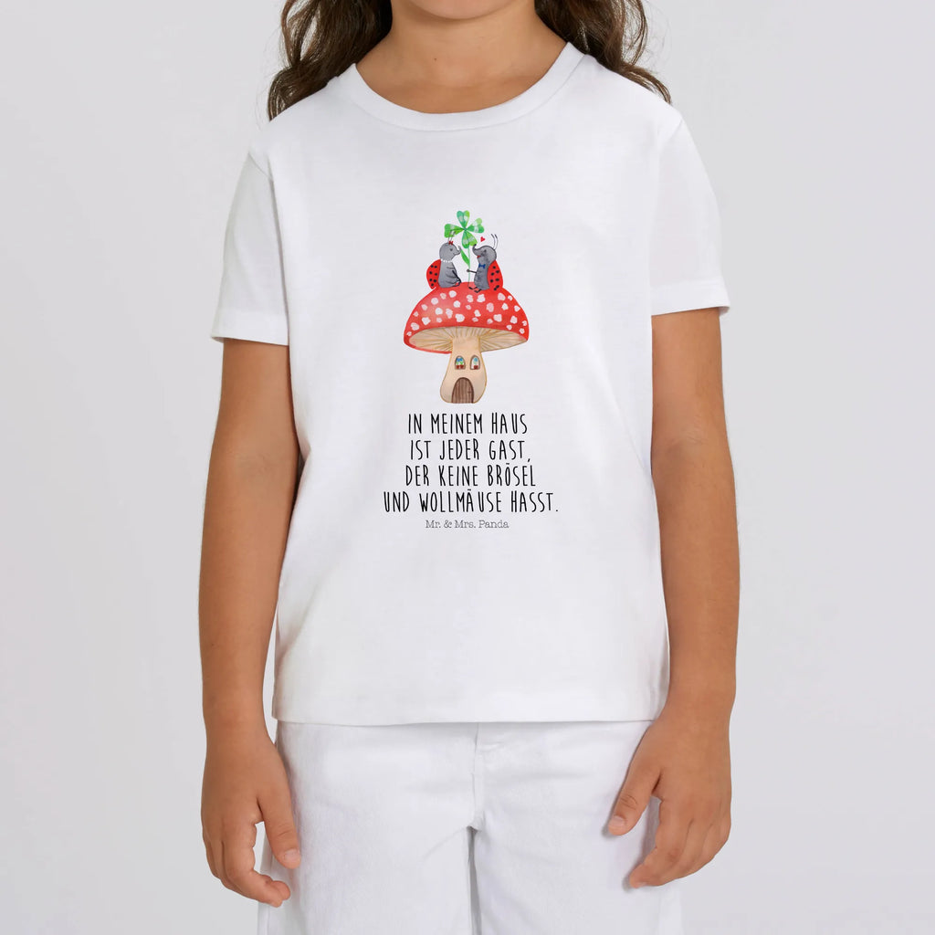 Organiczna koszulka dziecięca biedronka Muchomor Kinder T-Shirt Jungen, Kinder T-Shirt Mädchen, Kinder T-Shirt, Gute Laune, Tiere, Tiermotive, Lustige Sprüche, Fleigenpilzhaus, Zuhause, Haus, Marienkäfer, Wohnung, Fliegenpilz