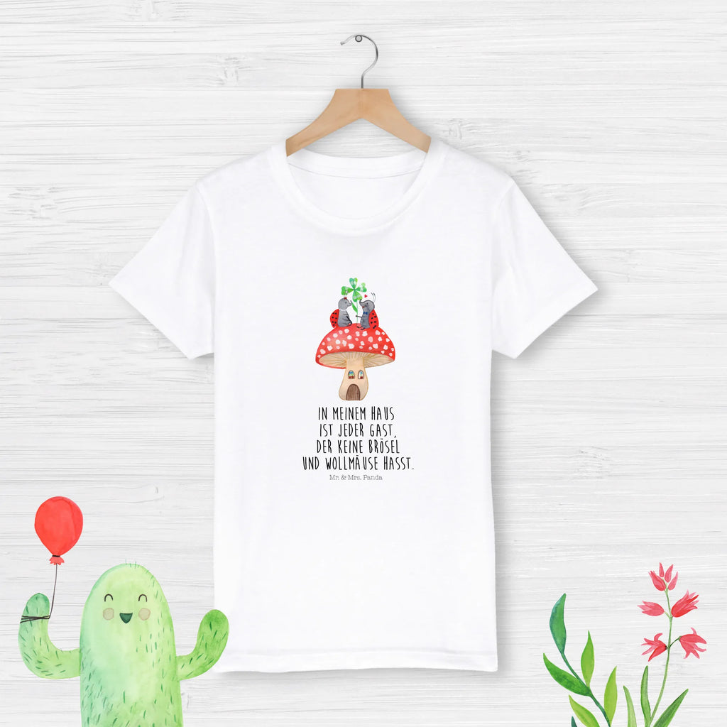 Organiczna koszulka dziecięca biedronka Muchomor Kinder T-Shirt Jungen, Kinder T-Shirt Mädchen, Kinder T-Shirt, Gute Laune, Tiere, Tiermotive, Lustige Sprüche, Fleigenpilzhaus, Zuhause, Haus, Marienkäfer, Wohnung, Fliegenpilz