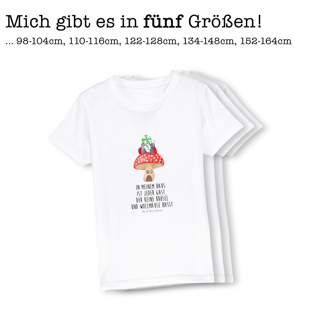 Organiczna koszulka dziecięca biedronka Muchomor Kinder T-Shirt Jungen, Kinder T-Shirt Mädchen, Kinder T-Shirt, Gute Laune, Tiere, Tiermotive, Lustige Sprüche, Fleigenpilzhaus, Zuhause, Haus, Marienkäfer, Wohnung, Fliegenpilz