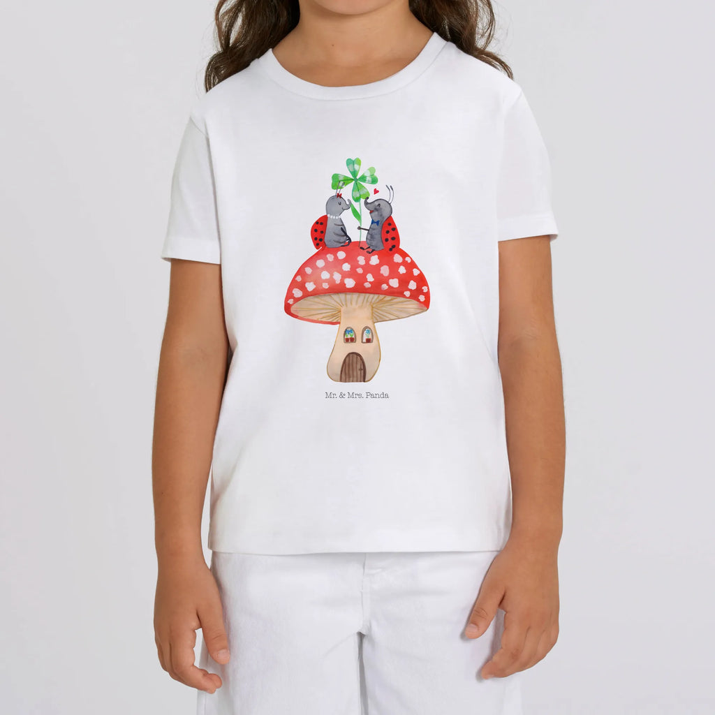 Organiczna koszulka dziecięca biedronka Muchomor Kinder T-Shirt Jungen, Kinder T-Shirt Mädchen, Kinder T-Shirt, Gute Laune, Tiere, Tiermotive, Lustige Sprüche, Fleigenpilzhaus, Zuhause, Haus, Marienkäfer, Wohnung, Fliegenpilz