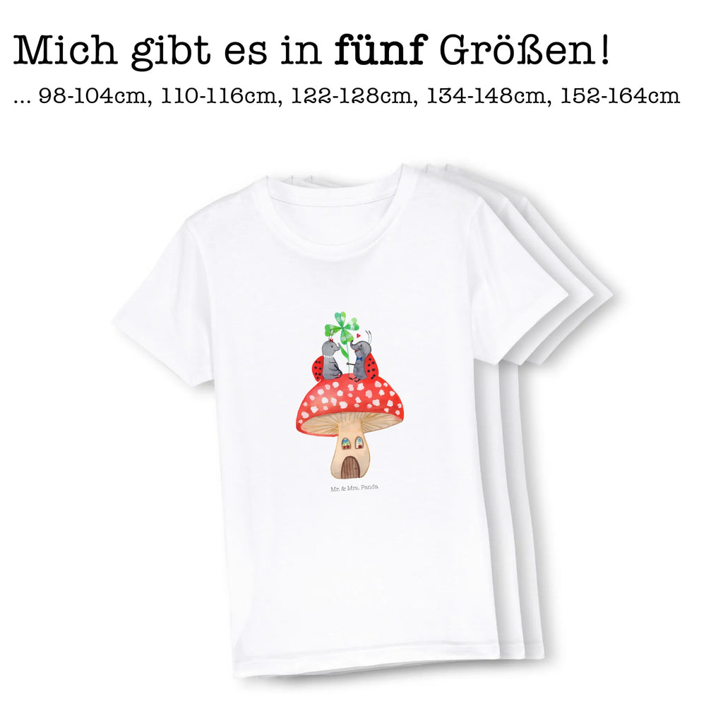 Organiczna koszulka dziecięca biedronka Muchomor Kinder T-Shirt Jungen, Kinder T-Shirt Mädchen, Kinder T-Shirt, Gute Laune, Tiere, Tiermotive, Lustige Sprüche, Fleigenpilzhaus, Zuhause, Haus, Marienkäfer, Wohnung, Fliegenpilz