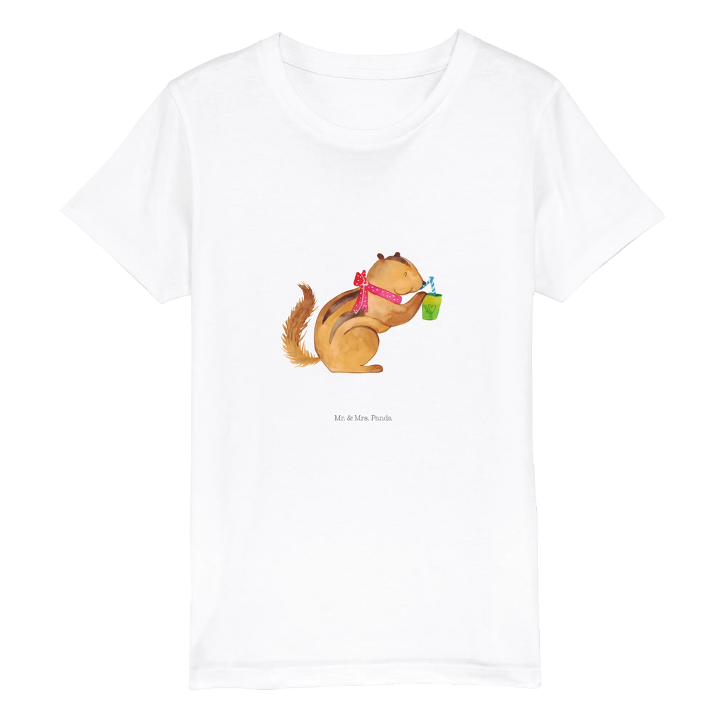 Organic Kids T-Shirt Squirrel smoothies Kinder T-Shirt Mädchen, Kinder T-Shirt Jungen, Kinder T-Shirt, Gute Laune, Tiere, Tiermotive, Lustige Sprüche, Diät, Abnehmen, Green Smoothies, Streifenhörnchen, Eichhörnchen
