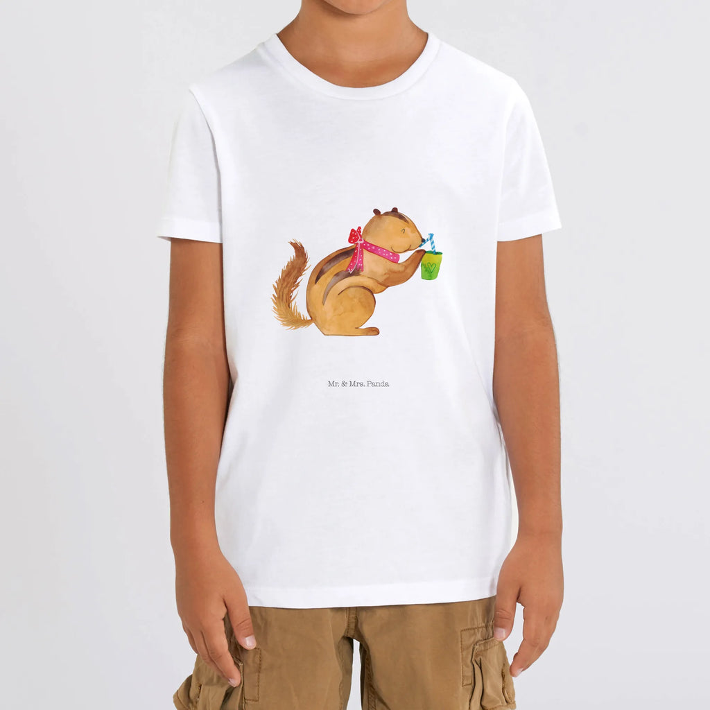Organic Kids T-Shirt Squirrel smoothies Kinder T-Shirt Mädchen, Kinder T-Shirt Jungen, Kinder T-Shirt, Gute Laune, Tiere, Tiermotive, Lustige Sprüche, Diät, Abnehmen, Green Smoothies, Streifenhörnchen, Eichhörnchen