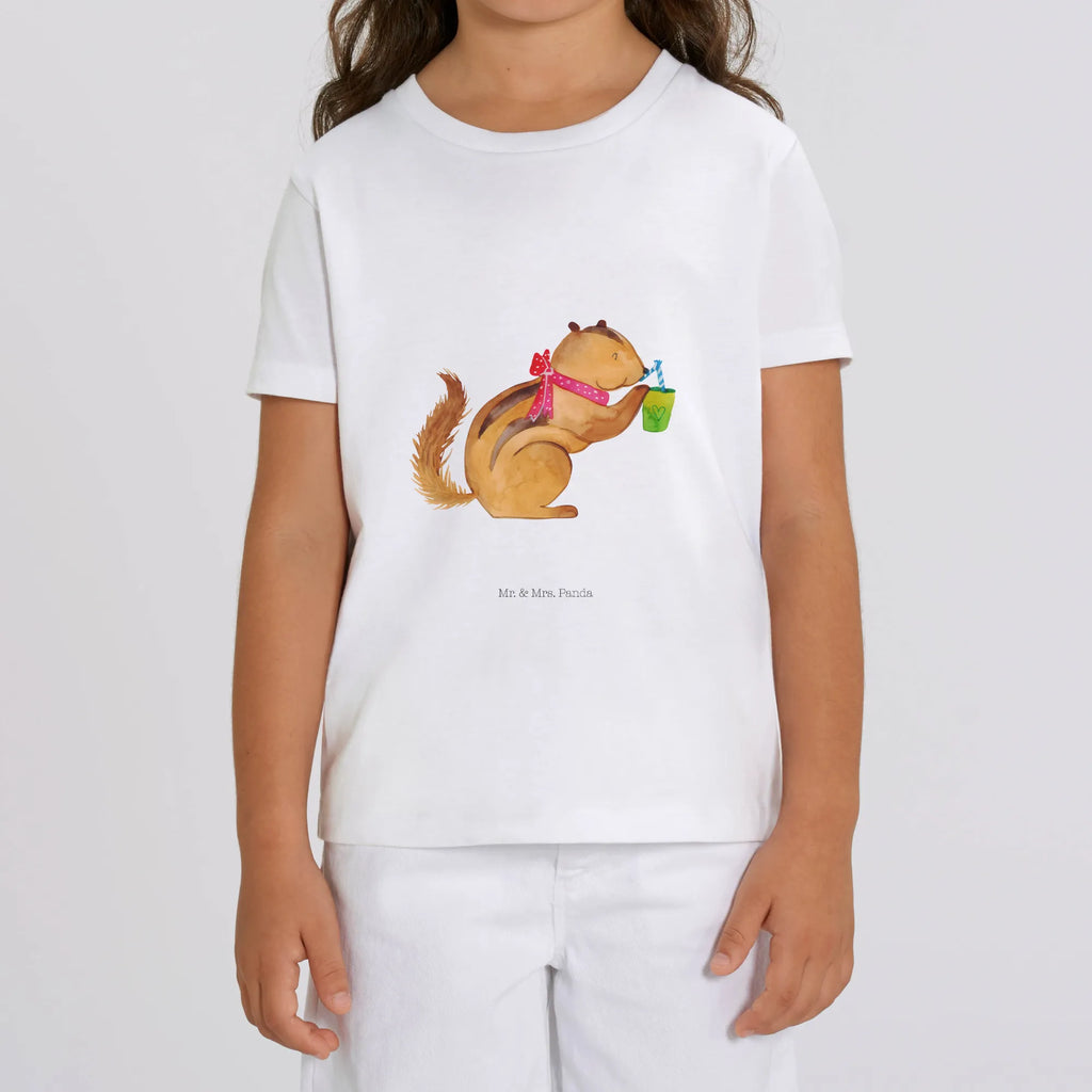 Organic Kids T-Shirt Squirrel smoothies Kinder T-Shirt Mädchen, Kinder T-Shirt Jungen, Kinder T-Shirt, Gute Laune, Tiere, Tiermotive, Lustige Sprüche, Diät, Abnehmen, Green Smoothies, Streifenhörnchen, Eichhörnchen