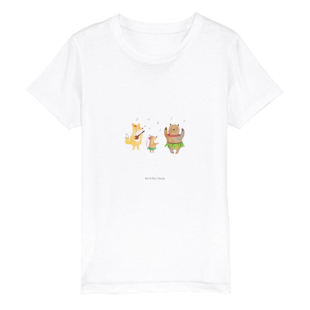 Organiczna koszulka dziecięca zwierzęta leśne Aloha Kinder T-Shirt Jungen, Kinder T-Shirt, Kinder T-Shirt Mädchen, Gute Laune, Tiere, Tiermotive, lustige Sprüche, Waldtiere, Musik, Lachen, Tanzen, Igel, Wald, Leben, Aloha, Bär, Hase