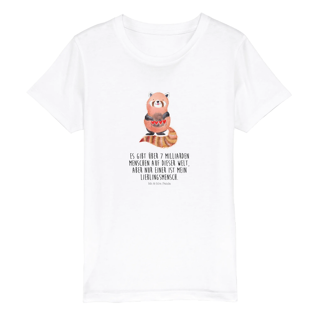 Organiczna koszulka dziecięca Czerwony Panda Motywy zwierzęce, dobra energia, zabawne powiedzonka, zwierzęta