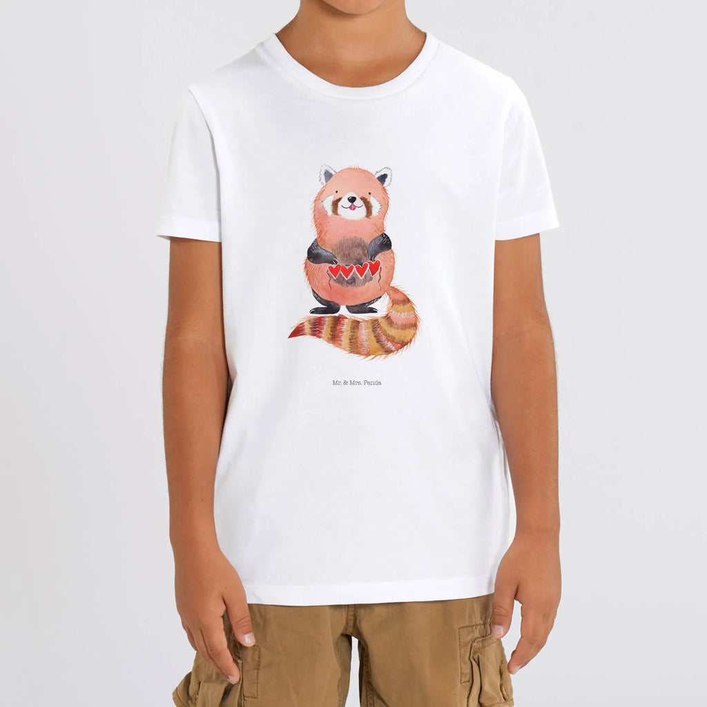 Organiczna koszulka dziecięca Czerwony Panda Motywy zwierzęce, dobra energia, zabawne powiedzonka, zwierzęta