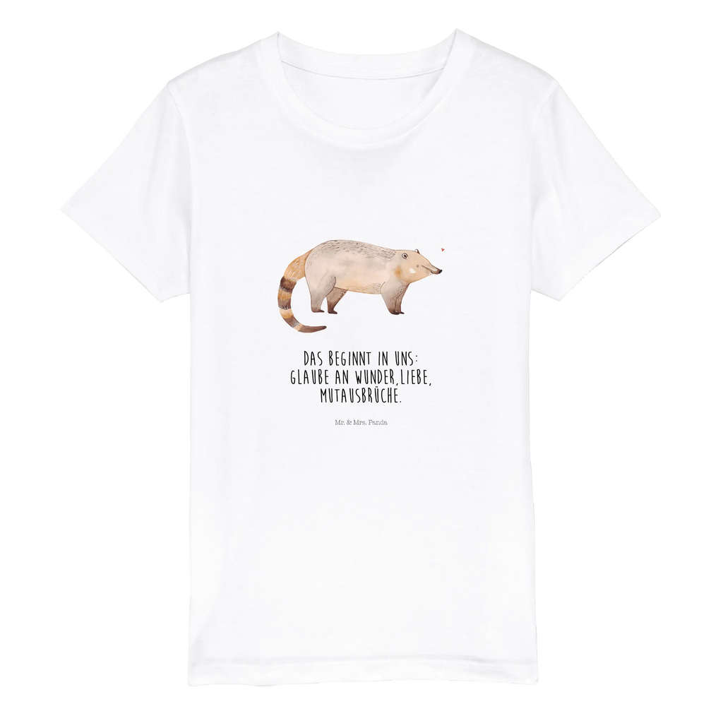 Organic Kids T-Shirt Coati Kinder T-Shirt Jungen, Kinder T-Shirt, Kinder T-Shirt Mädchen, Gute Laune, Tiere, Tiermotive, Lustige Sprüche, Bär, Nasenbär, Rüsselbär, Nasenbären