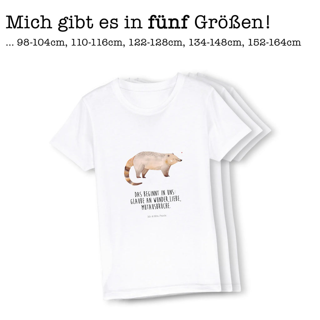 Organic Kids T-Shirt Coati Kinder T-Shirt Jungen, Kinder T-Shirt, Kinder T-Shirt Mädchen, Gute Laune, Tiere, Tiermotive, Lustige Sprüche, Bär, Nasenbär, Rüsselbär, Nasenbären
