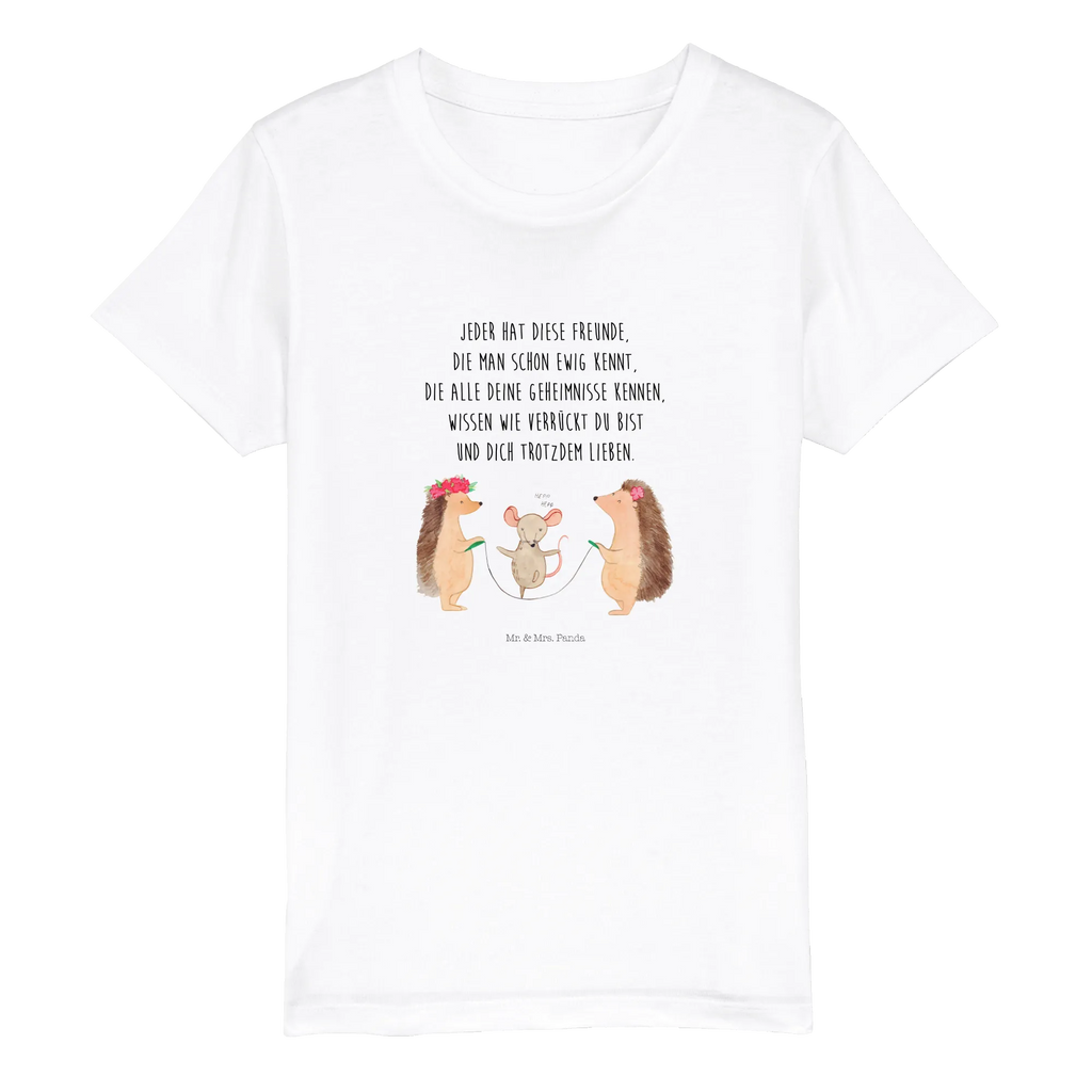 Organiczna koszulka dziecięca jeż Skakanie na skakance Kinder T-Shirt, Kinder T-Shirt Mädchen, Kinder T-Shirt Jungen, Lustige Sprüche, Gute Laune, Tiere, Tiermotive, Maus, Igel, Kindergarten, Kinder, Seilhüpfen, Seilspringen