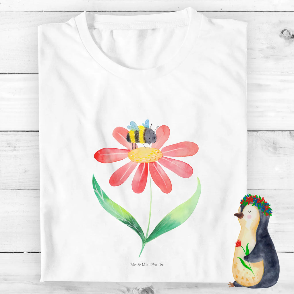 Organiczna koszulka dziecięca trzmiel kwiat Motywy zwierzęce, dobra energia, zabawne powiedzonka, zwierzęta