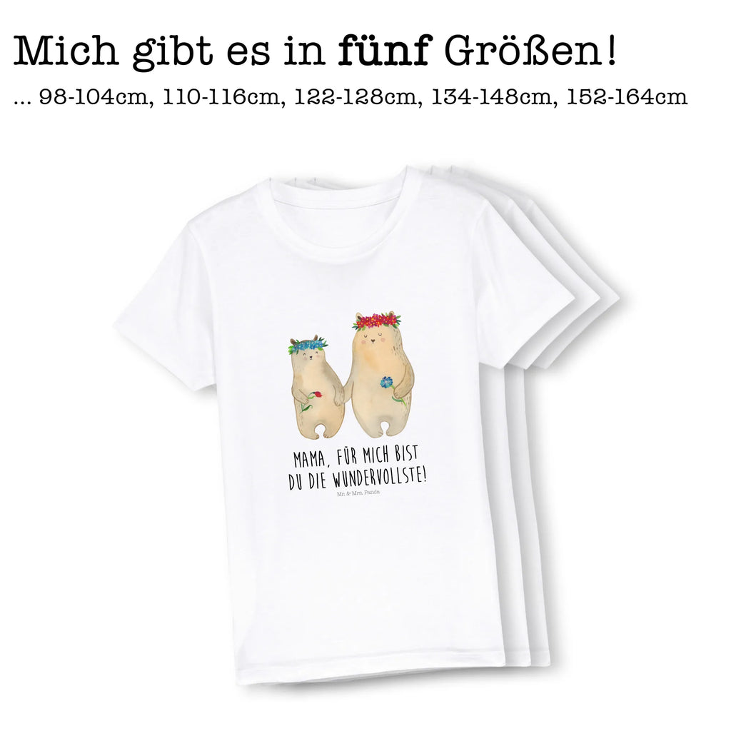 Organiczna koszulka dziecięca Niedźwiedzie z wianuszkiem Kinder T-Shirt Mädchen, Kinder T-Shirt, Kinder T-Shirt Jungen, Oma, Bruder, Muttertag, Vatertag, Papa, Familie, Mama, Opa, Schwester, Töchter, Mutti, Lieblingsmama, Lieblingsmensch, Weltbeste Mama, Kinder, Bären, Tochter, Mami, Bär, Geschenk Mama. Muttertag, Mutter, Family, Beste Mutter, Kind, Vorbild