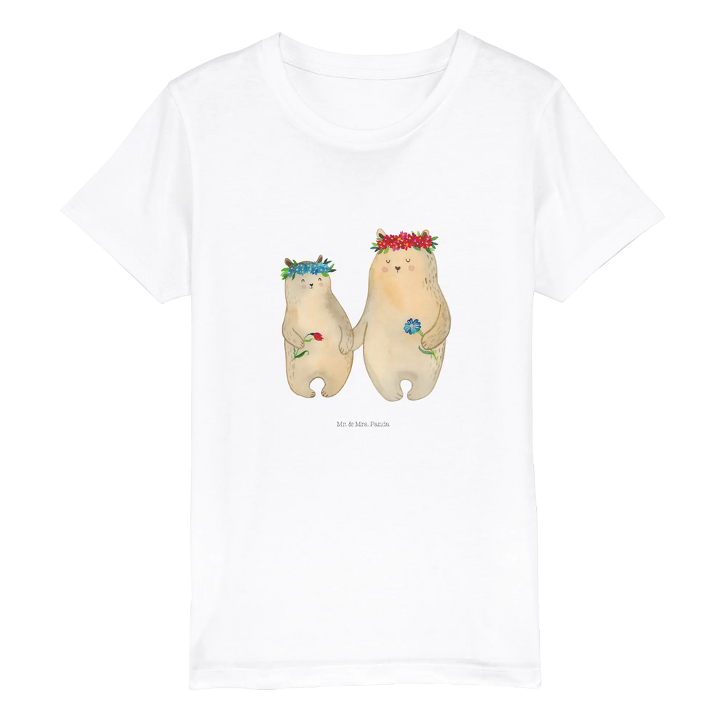 Organiczna koszulka dziecięca Niedźwiedzie z wianuszkiem Kinder T-Shirt Mädchen, Kinder T-Shirt, Kinder T-Shirt Jungen, Oma, Bruder, Muttertag, Vatertag, Papa, Familie, Mama, Opa, Schwester, Töchter, Mutti, Lieblingsmama, Lieblingsmensch, Weltbeste Mama, Kinder, Bären, Tochter, Mami, Bär, Geschenk Mama. Muttertag, Mutter, Family, Beste Mutter, Kind, Vorbild