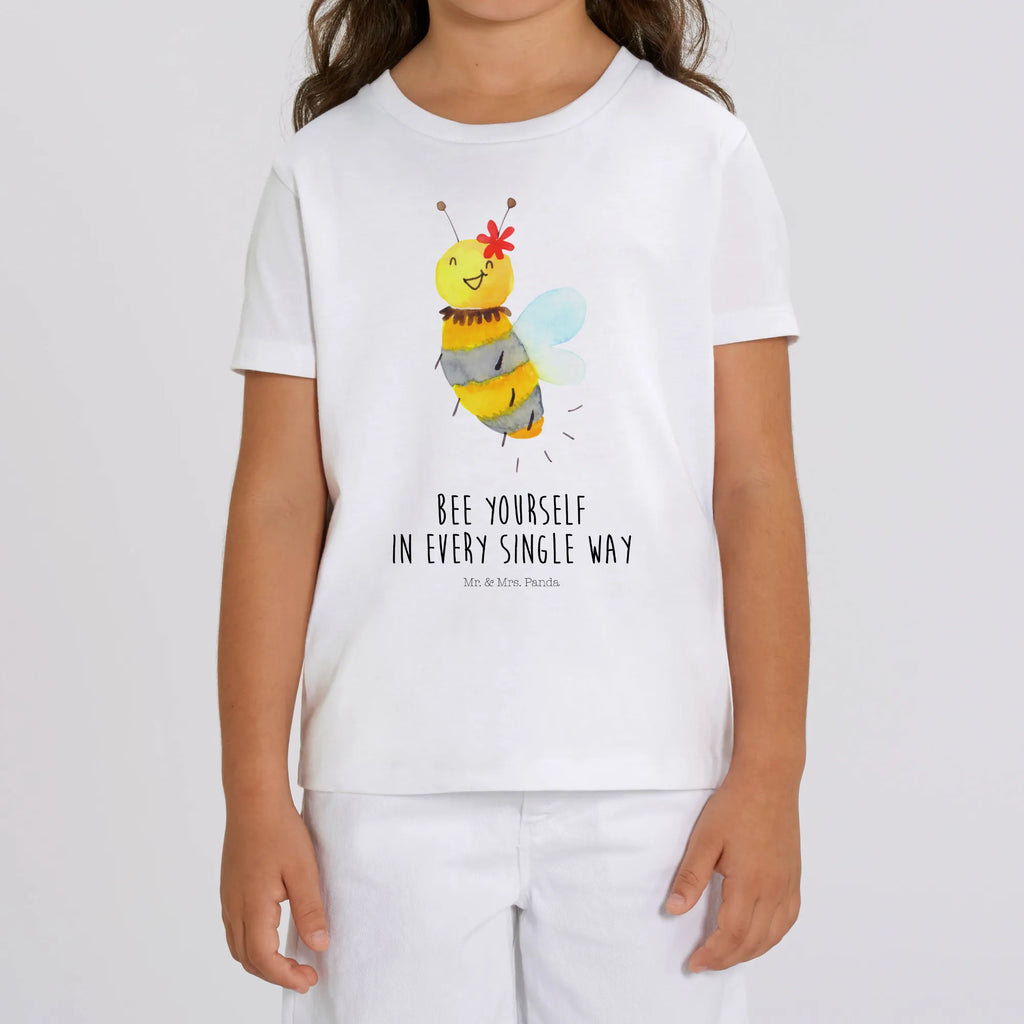 Organic Kinder T-Shirt Biene Blume Kinder T-Shirt, Kinder T-Shirt Mädchen, Kinder T-Shirt Jungen, Hummel, Wespe, Biene