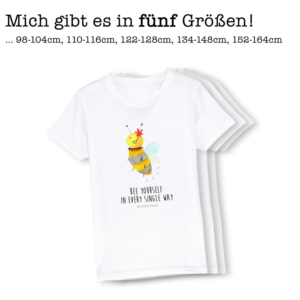 Organic Kinder T-Shirt Biene Blume Kinder T-Shirt, Kinder T-Shirt Mädchen, Kinder T-Shirt Jungen, Hummel, Wespe, Biene