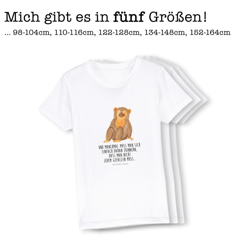 Organiczna koszulka dziecięca Małpa Kinder T-Shirt Mädchen, Kinder T-Shirt Jungen, Kinder T-Shirt, Wildtiere, Afrika, Selbstliebe, Selbstachtung, Affe, Respekt, Liebe, Selfcare, Äffchen, Selbstbewusstsein, Affen, Motivation